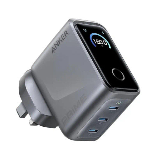 شارژر دیواری انکر مدل A2687 توان ۱۶۰ وات با ۳ پورت USB-C (3پین)