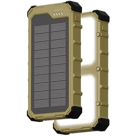 پاوربانک خورشیدی 20 وات 10000 پاورولوژی POWEROLOGY SOLARA POWER BANK PPBCHA100KH