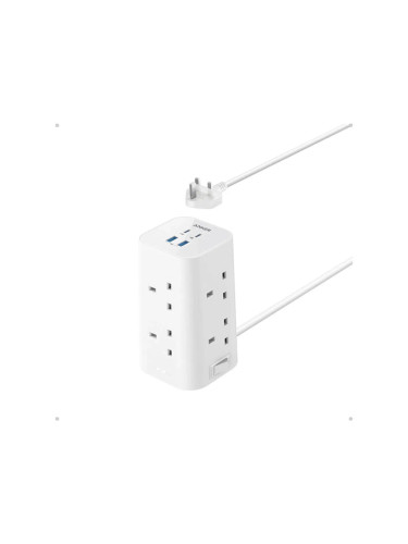 چندراهی برق انکر Anker Tower Extension Lead with USB Slots 12-in-1 مدل A9185