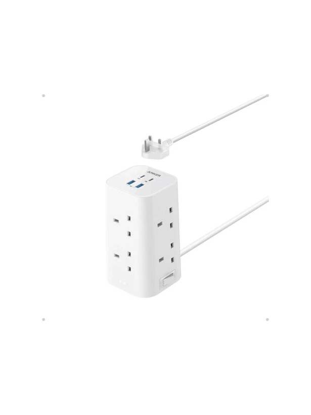 چندراهی برق انکر Anker Tower Extension Lead with USB Slots 12-in-1 مدل A9185