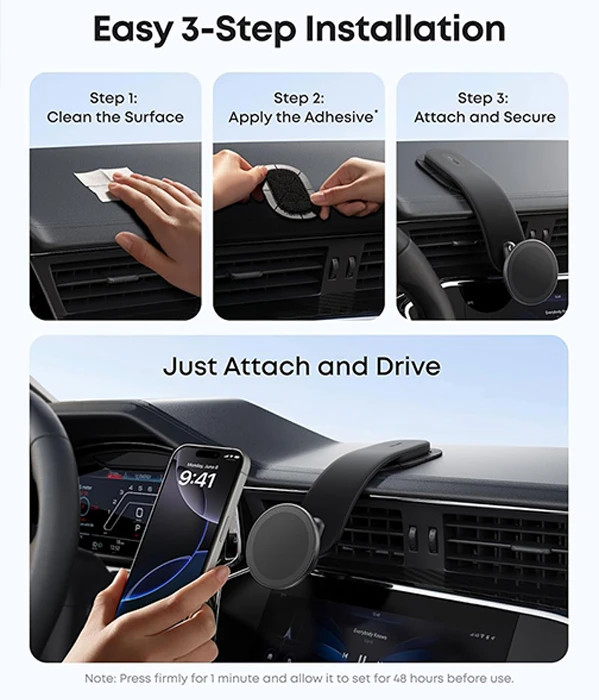 نگهدارنده موبایل Anker مدل Nano MagGo qi2 A9110